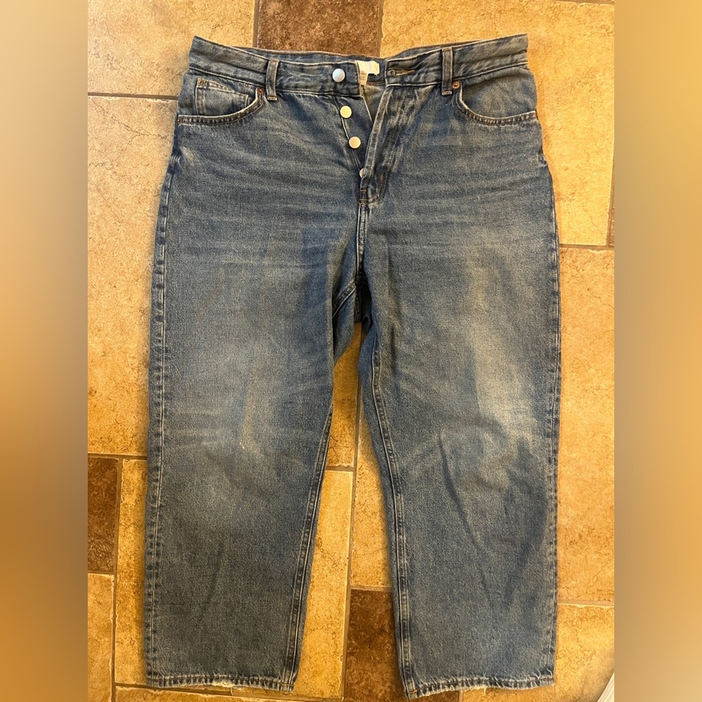 H&M Relaxed Fit Blue Jeans